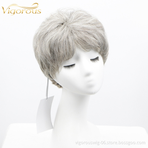 Glueless Short Cheap Wholesale Vendors Brazilian Natural Pixie Cut 10A Wig For Black Women 100% Natural Raw Human Hair Wigs